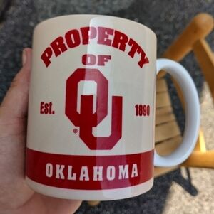 Oklahoma University Sooners Tea Coffee Cup Mug Athletic Dept OU